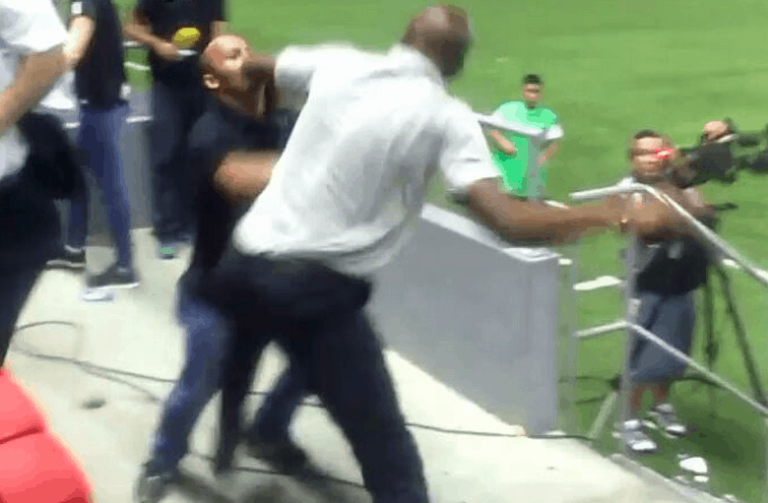 (VIDEO) ¡A LOS PUÑOS! Wanchope se fue de pelea con un fanático