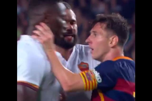 (VIDEO) QUISO 'LÍO': Messi se fue a las manos con un rival