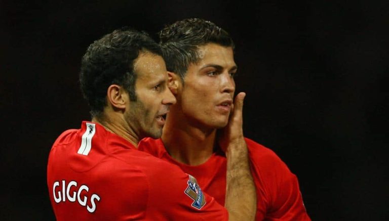 CR7, excluido del once ideal de Giggs en el United