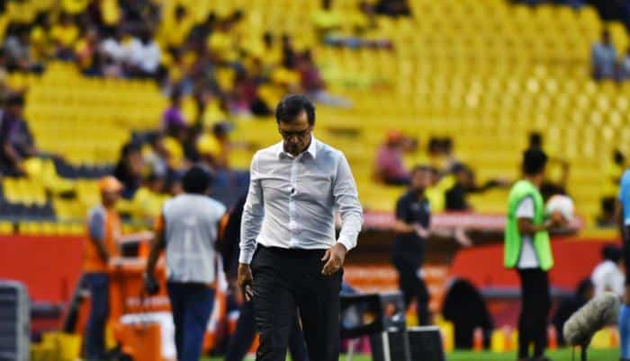 (FOTOS) LDU pidió sanción para Fabián Bustos