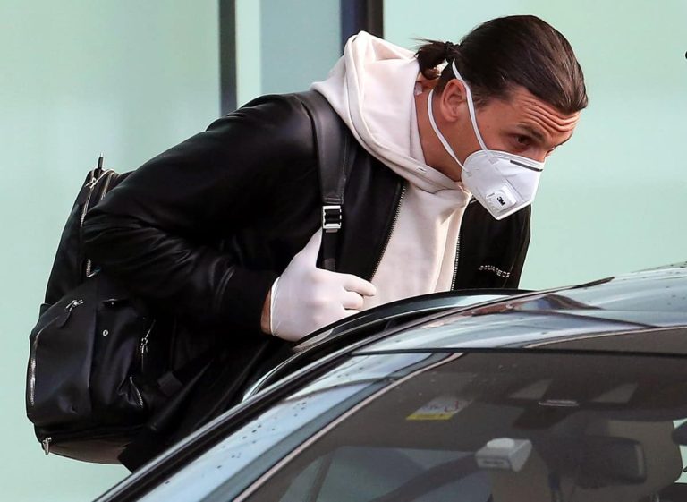 Ibrahimovic volvió a Italia y deberá estar en cuarentena
