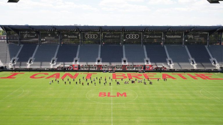 (FOTOS) D.C. United también exige justicia por George Floyd
