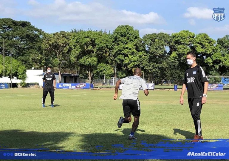 Emelec entrenó esta mañana pese a la disposición del COE