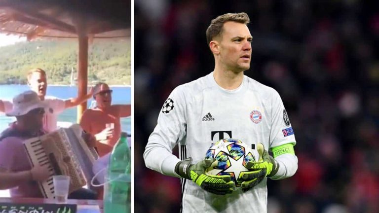 (VIDEO) Neuer agita Alemania por cantar a la ultraderecha