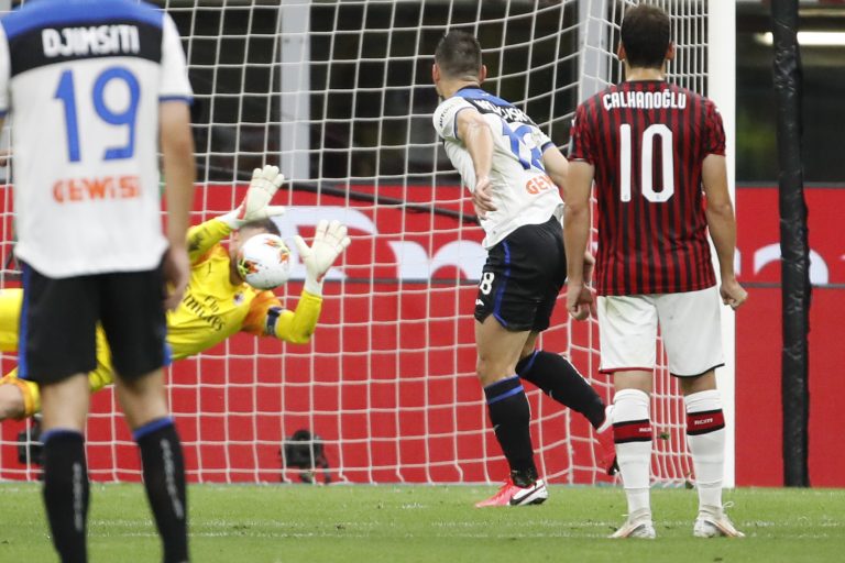 (VIDEO) Intenso empate entre Milan y Atalanta