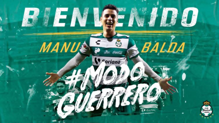 (OFICIAL) SERÁ DIRIGIDO POR ALMADA: Manu Balda nuevo jugador del Santos Laguna