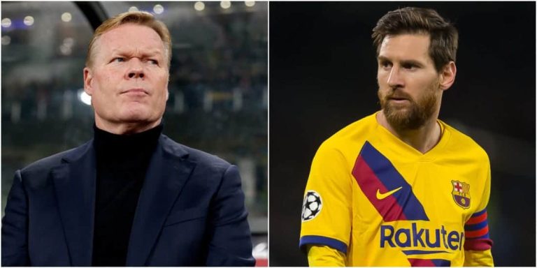 Koeman: “Messi es el mejor del mundo, te gana partidos”