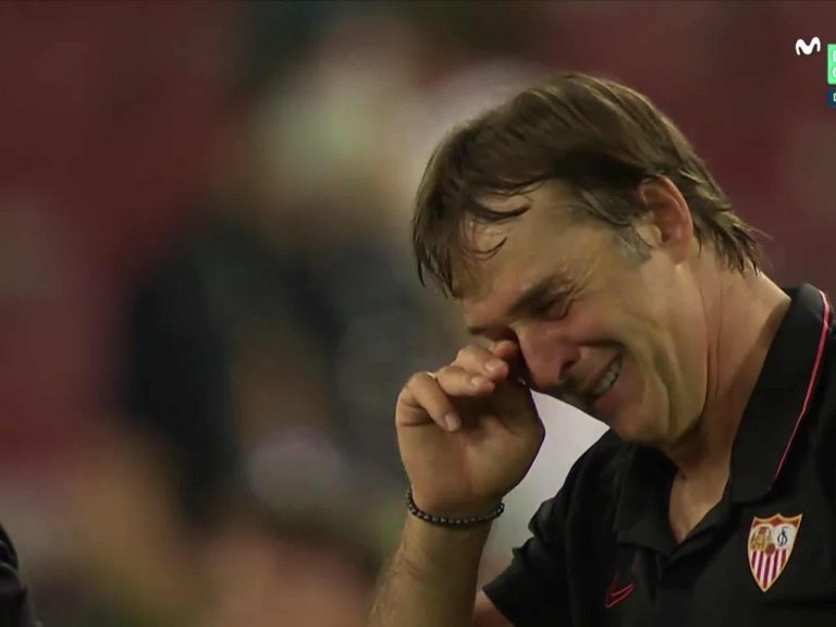DESAHOGO Y REDENCIÓN: Las lágrimas de Lopetegui tras ganar la Europa League