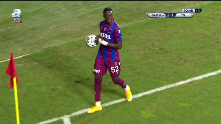 TUVO MINUTOS: Stiven Plaza debutó con el Trabzonspor