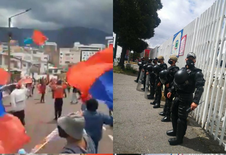 (VIDEO) Hubo “banderazo” de hinchas de El Nacional