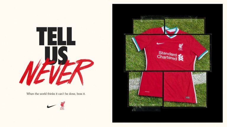 (FOTOS) La primera camiseta de Nike para el Liverpool