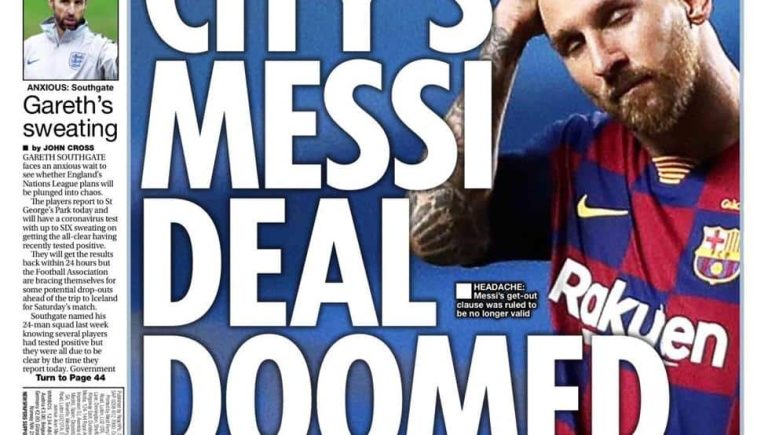 En Inglaterra ven “muy difícil” el acuerdo Messi-City