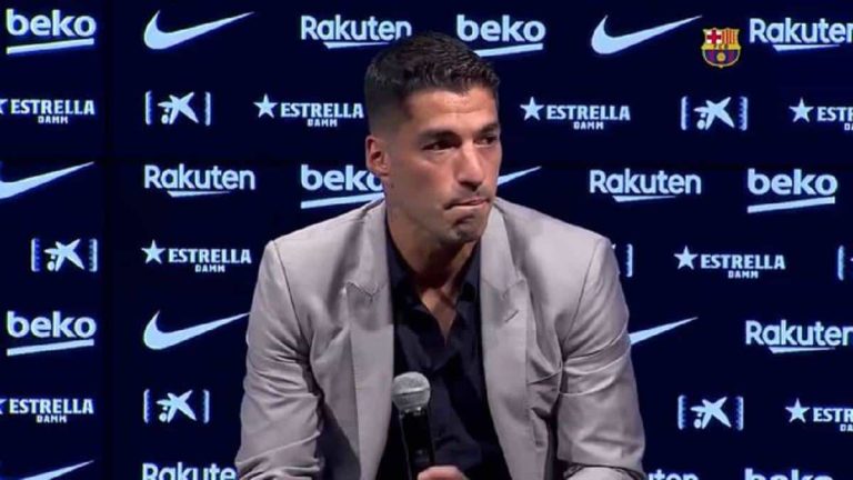 (VIDEO) La emotiva despedida de Luis Suarez del Barça