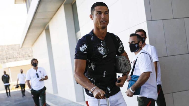 CR7 no entrenó con Portugal por una infección