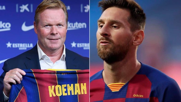 La respuesta de Koeman a las palabras de Leo Messi