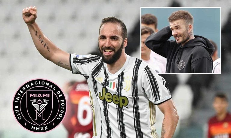 Higuaín deja la Juventus y viaja a EE.UU. para firmar con el Inter Miami de Beckham