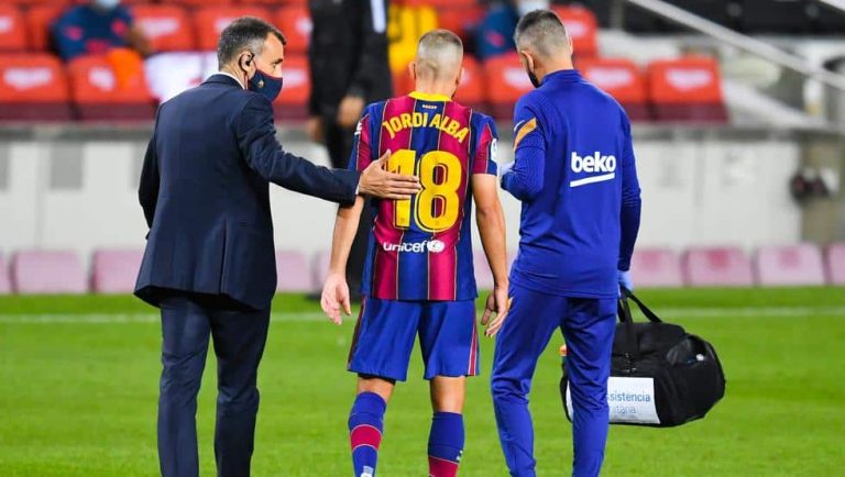 Diagnóstico de la lesión de Jordi Alba