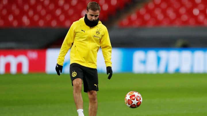 Götze, en paro