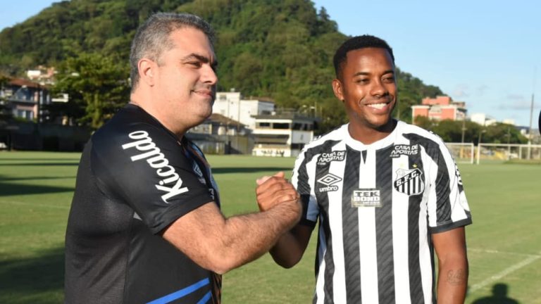 El Santos suspendió la contratación de Robinho