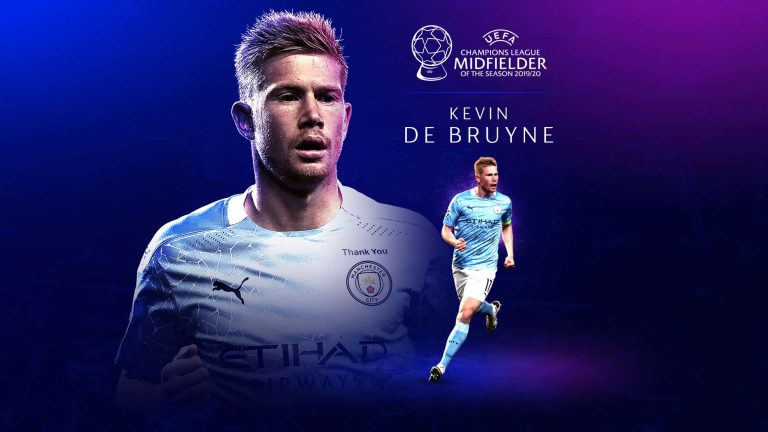 Champions League: De Bruyne, volante del año