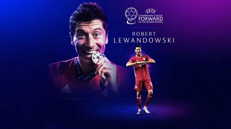 Champions League: Lewandowski, el delantero del año