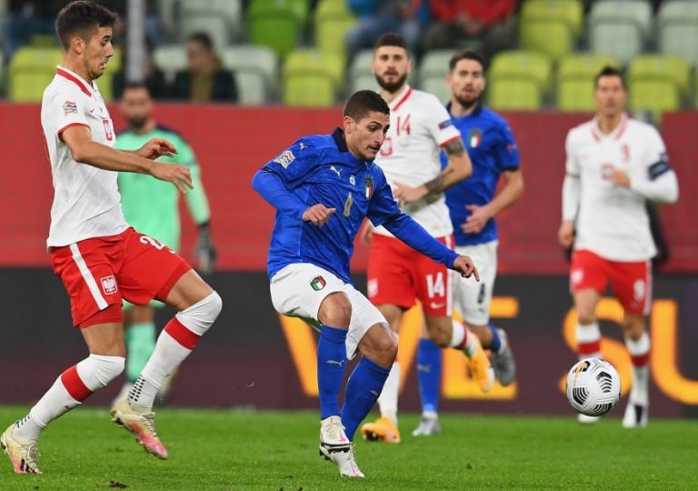Pálido empate entre Italia y Polonia en la Nations League