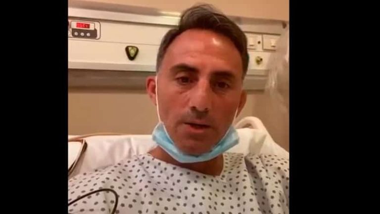 Tras el positivo, Latorre fue internado por una neumonía