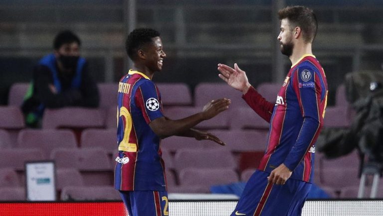 Ansu Fati, líder de goles y asistencias en el Barça