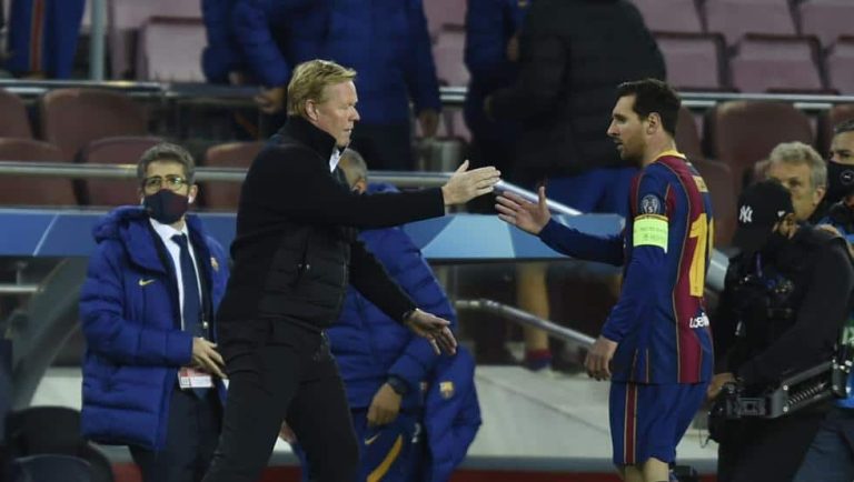 Koeman: “La actitud de Messi es muy buena”