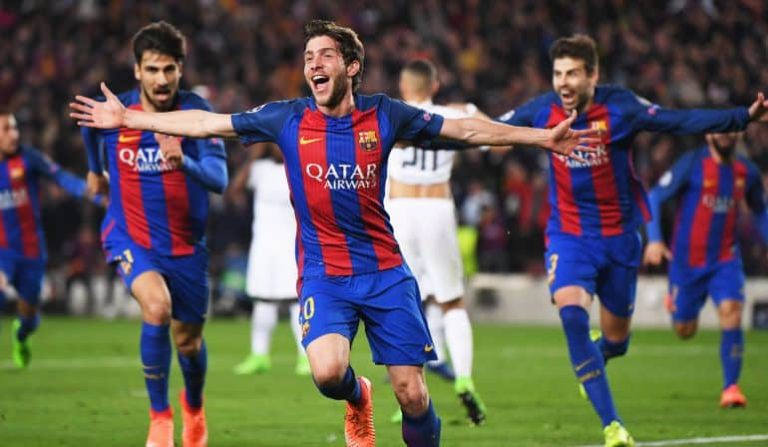 La remontada con el 6-1, el último precedente del Barça-PSG