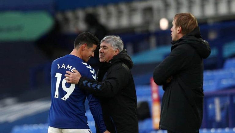 Ancelotti, sobre James: “No estamos preocupados, pero sí tristes”