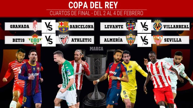 COPA DEL REY: Definidos los cruces de cuartos de final