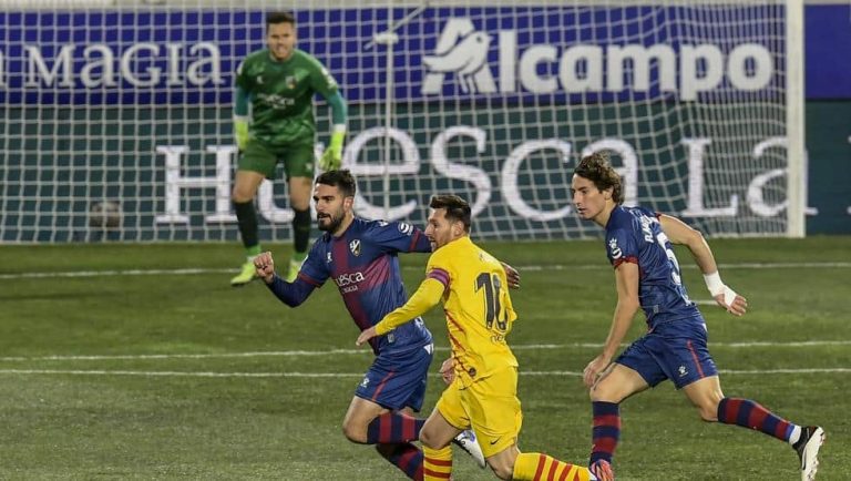 (VIDEO) Sufrida victoria del Barça contra Huesca