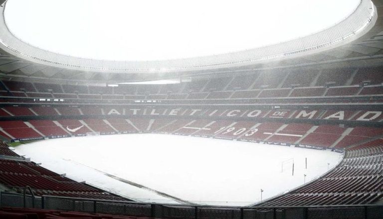 SUSPENDIDO el Atlético Madrid vs Athletic Bilbao por tormenta de nieve