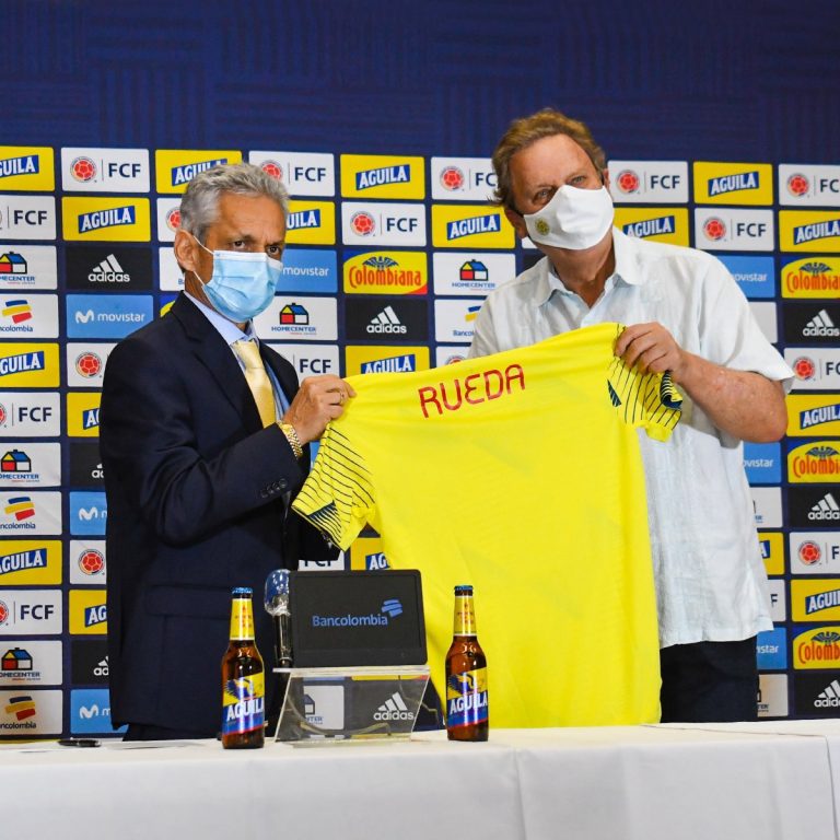 Reinaldo Rueda fue presentado como seleccionador de Colombia