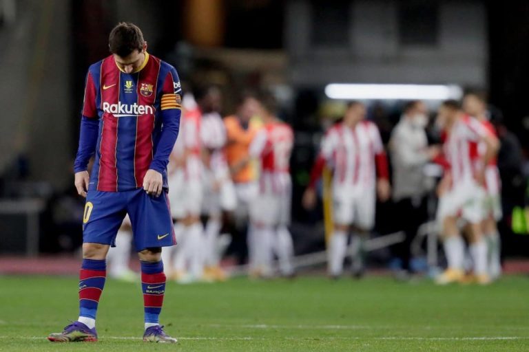 (VIDEO) Primera expulsión de Messi como jugador del Barça
