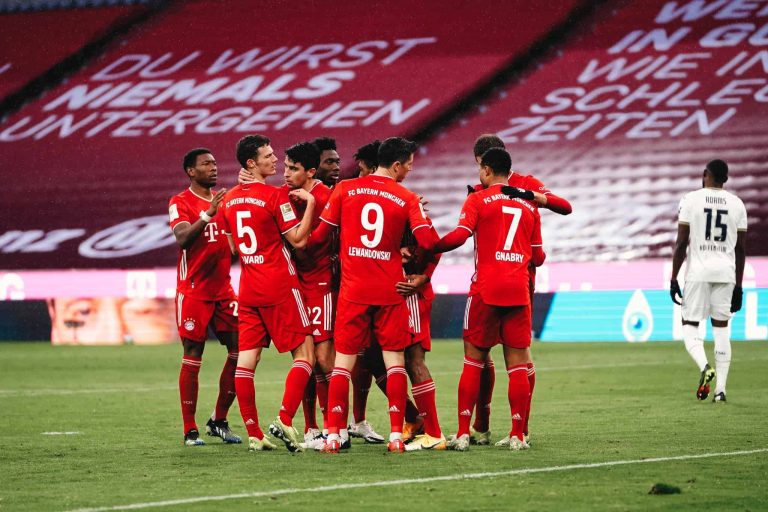 UNA COSTUMBRE: El Bayern goleó en la Bundesliga