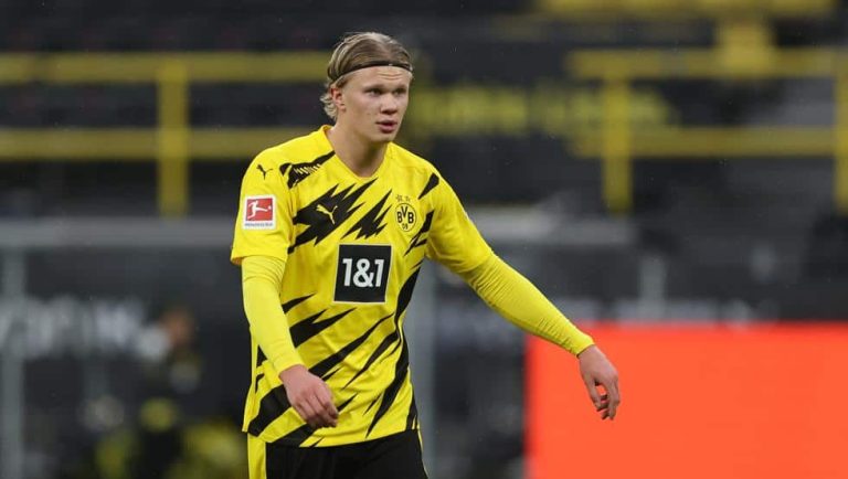 Haaland podría no seguir en el Dortmund y Raiola lo querría en el Barça