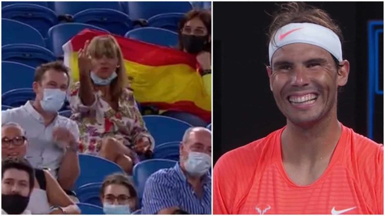 (VIDEO) Le sacó la “mala seña” a Nadal y la sacaron