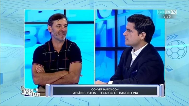 Fabián Bustos sobre Díaz: “Me dijo que quiere ser el goleador del campeonato”