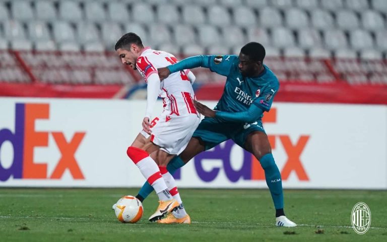 Al Milan se le escapó la victoria en Serbia