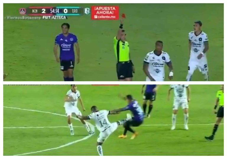 (VIDEO) ¡TREMENDA PATADA! Antonio Valencia fue expulsado en México