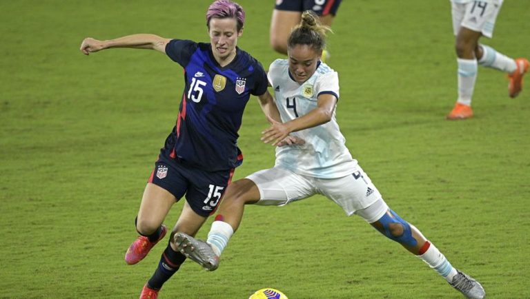 (VIDEO) Doblete de Rapinoe, gol de Alex Morgan: USA goleó 6-0 a Argentina