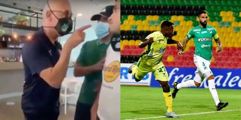 (VIDEO) Fuerte cruce entre Alfredo Arias e hinchas del Deportivo Cali