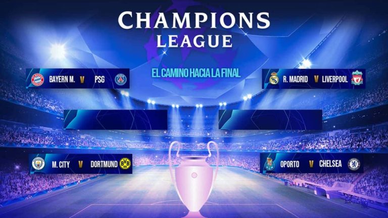 Así quedan los cuartos de final y las semifinales de la Champions
