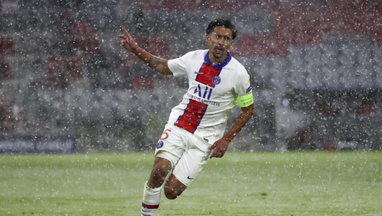 Marquinhos, baja en el PSG ante el Bayern