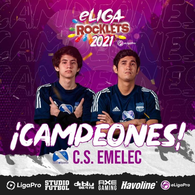 ¡EMELEC ES CAMPEON DE LA eLigaPro 2021!
