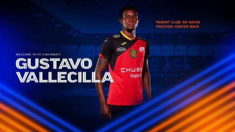 OFICIAL: Gustavo Vallecilla, cedido al FC Cincinnati