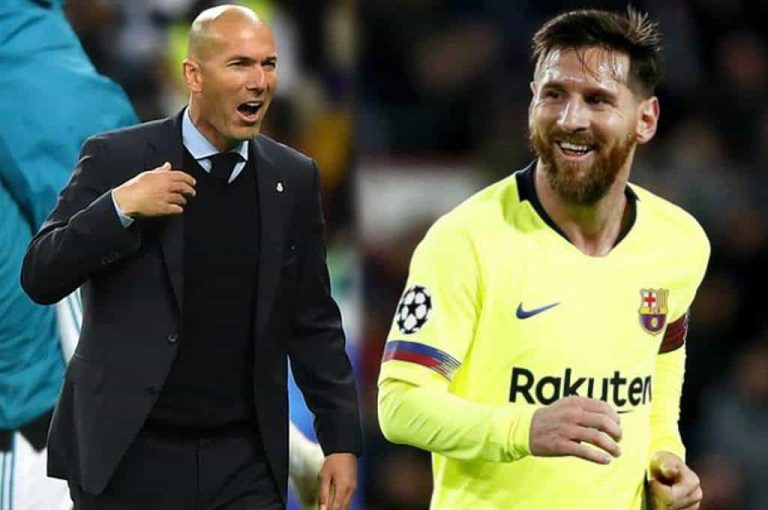 Zidane: “No quiero que sea el último Clásico de Messi”
