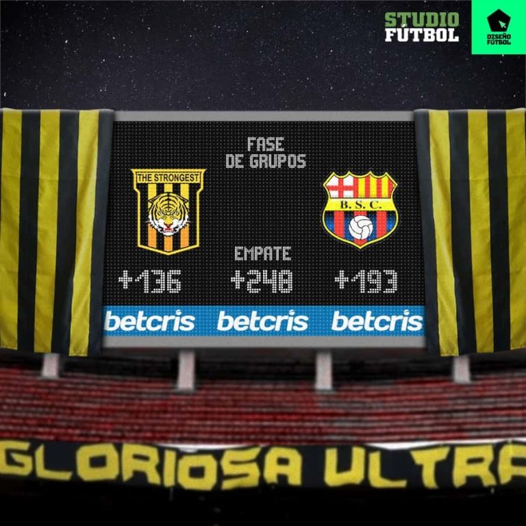 ¡En Betcris! ¿Cuánto puedes ganar con BSC, IDV y Emelec?